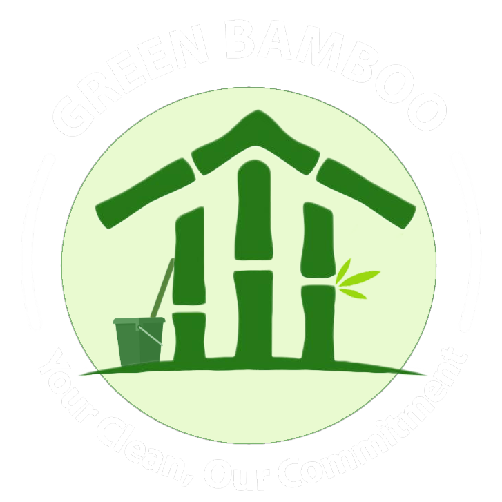 Green Bamboo Cleaning Logo